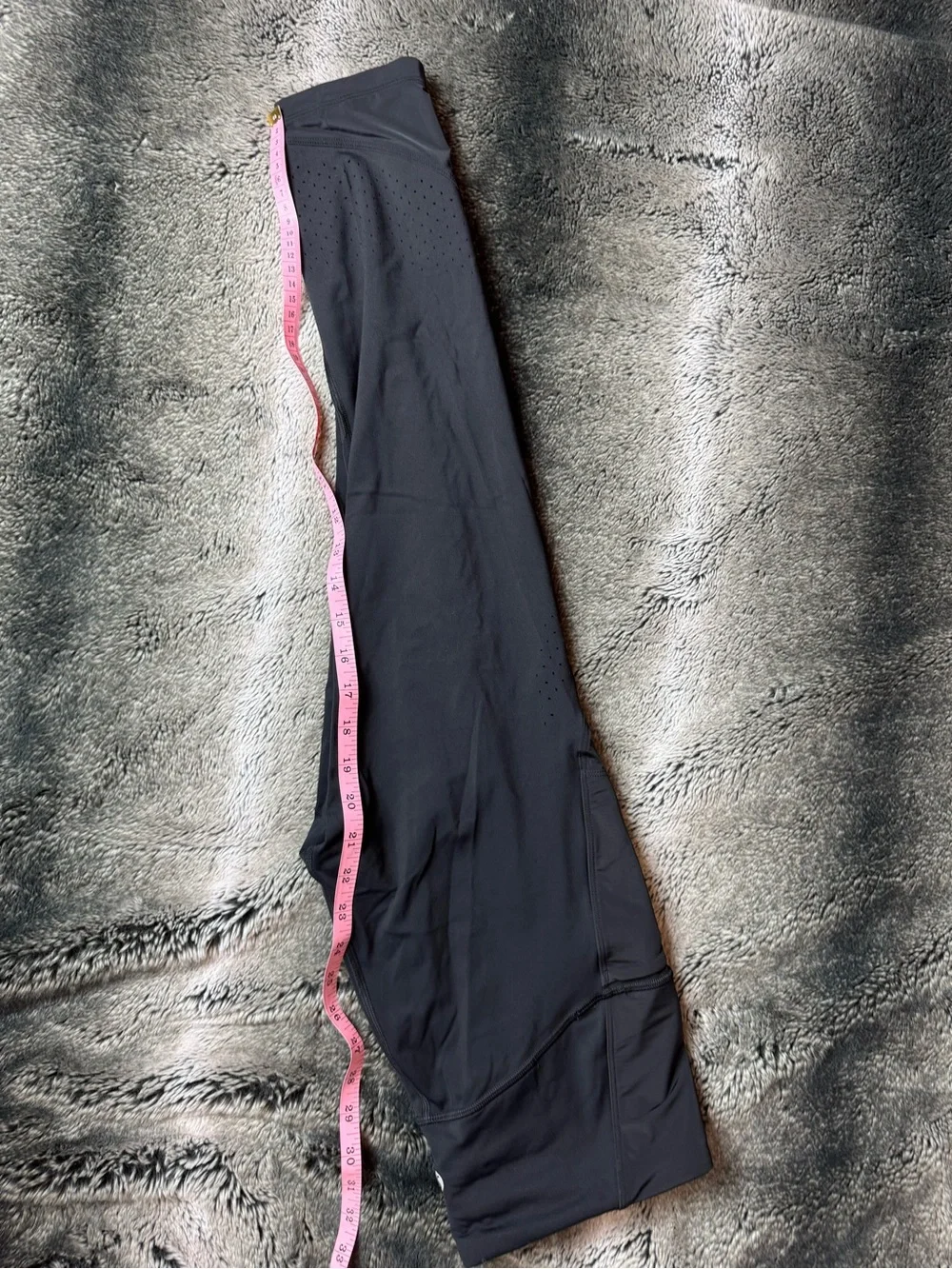 Lululemon Black Perforated Laser Cut Leggings Size [8]